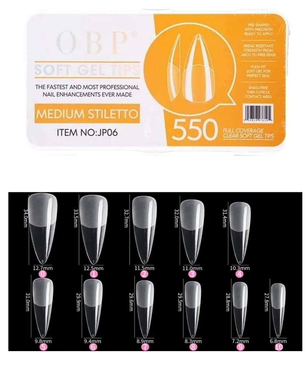 Tips OBP Profesional - Medium Stiletto