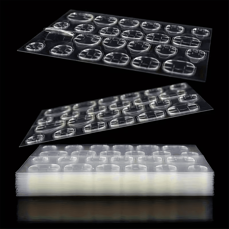 Cinta adhesiva doble cara para Press On - 240 pzs